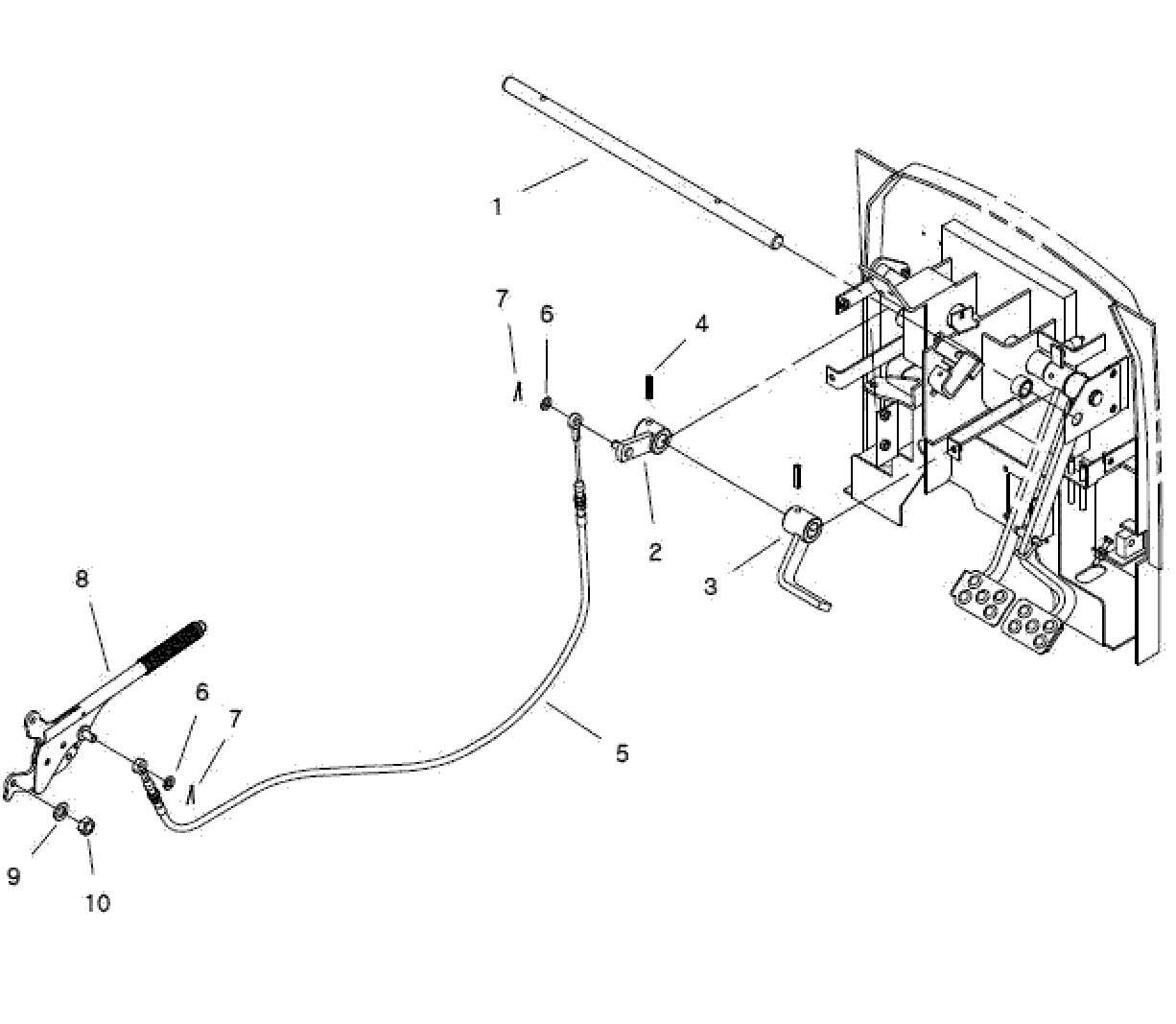 Wire Parking Brake (z) Trg670