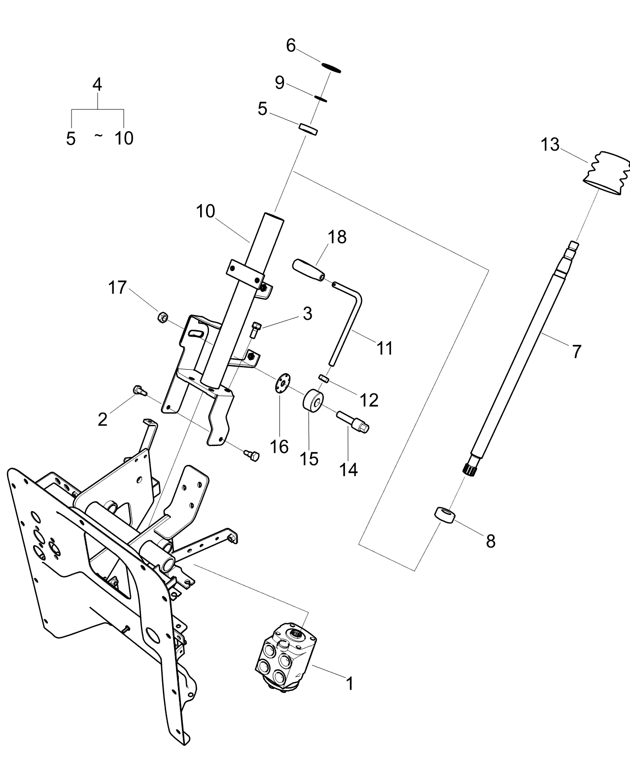 Steering Sub Assy G630