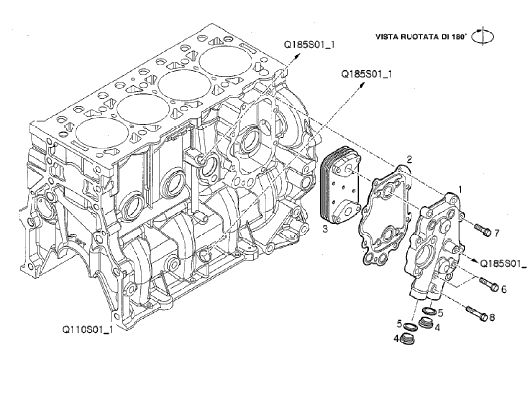 Gasket 16570660 Cnh