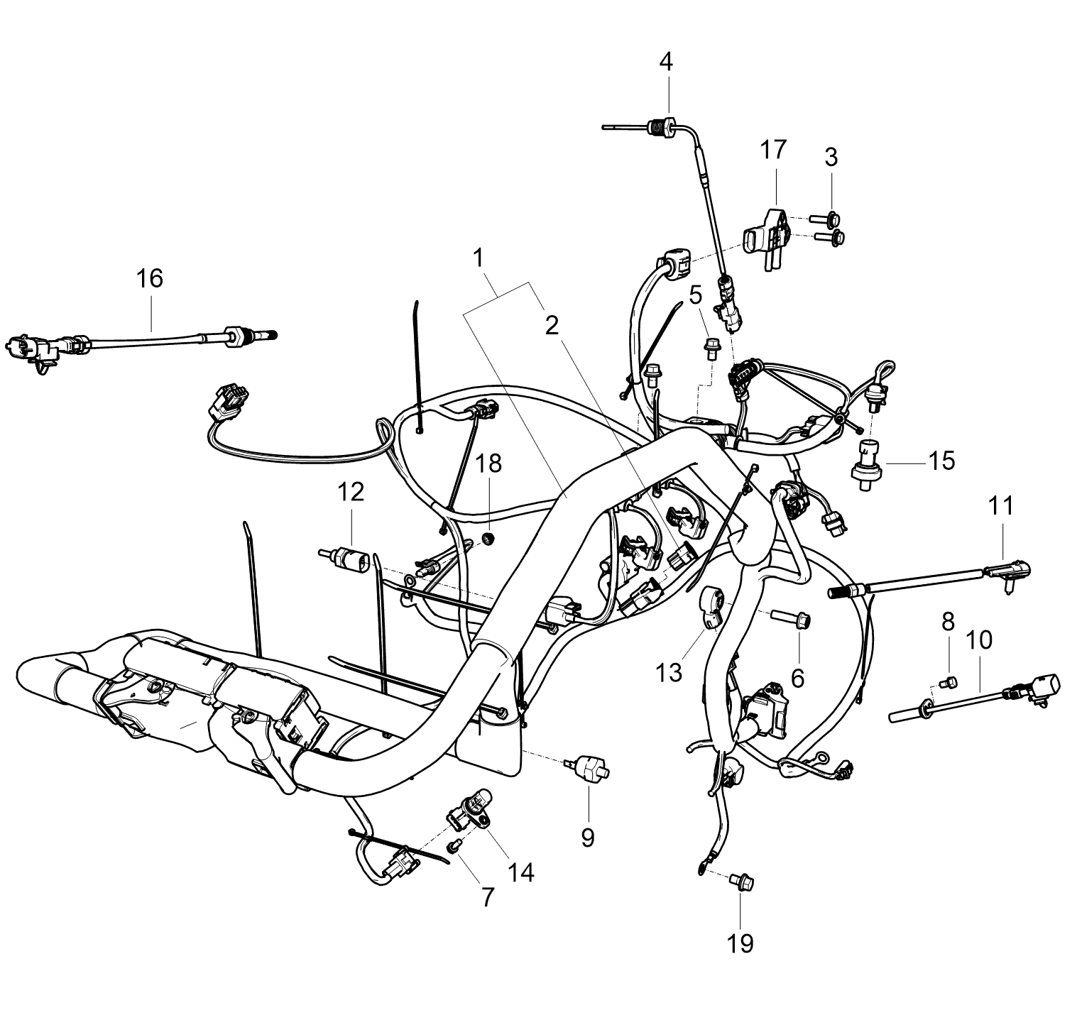 LS Tractor Fuse Main 50amp Trg730 diagram, part 40186104