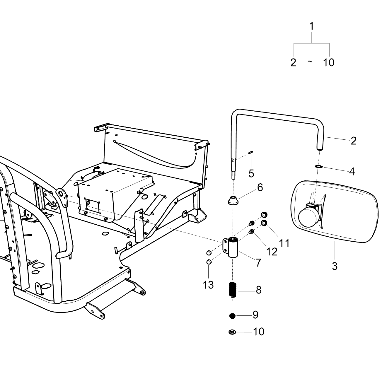 Stay Rv Mirror Trg830