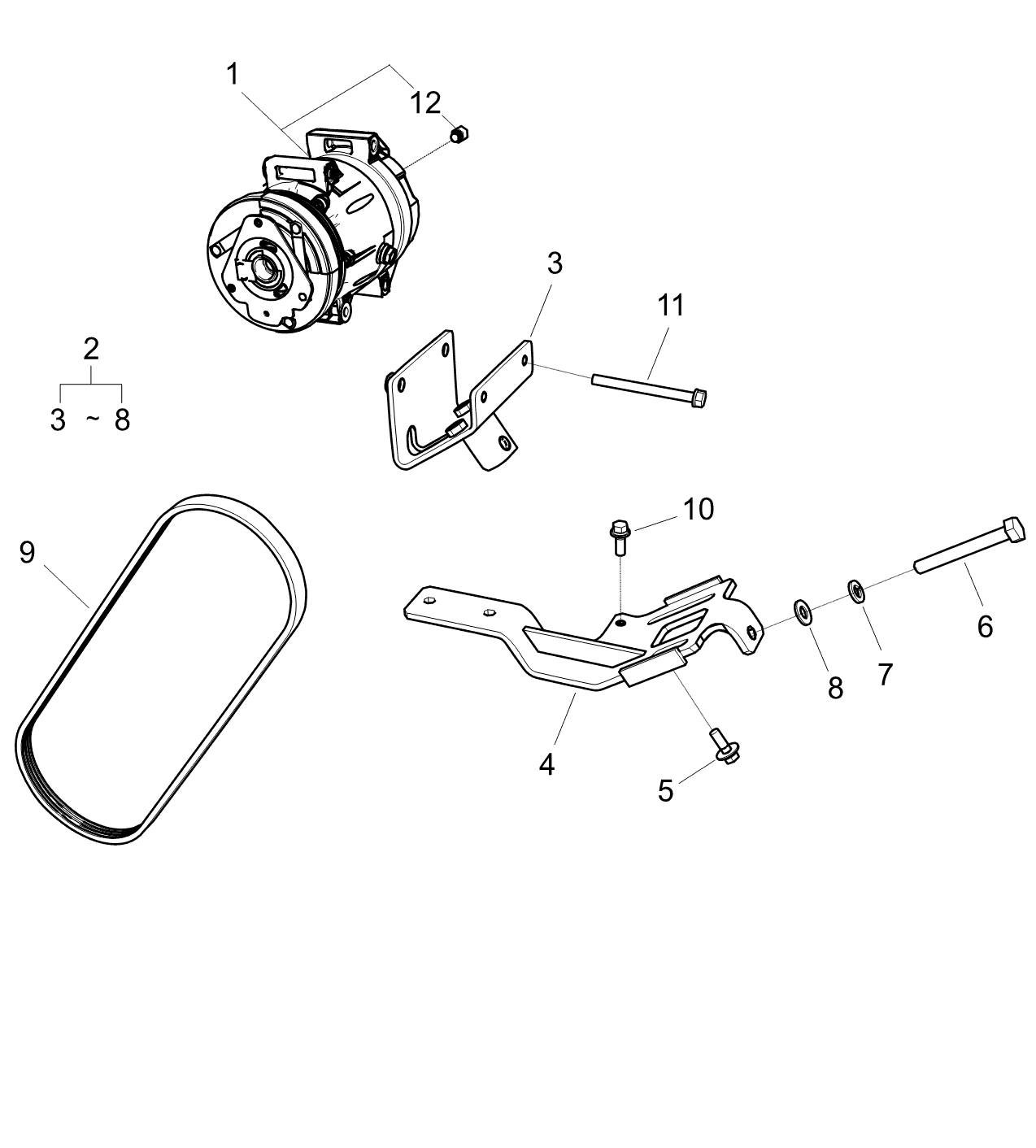 Belt 4pk 990 Trg865