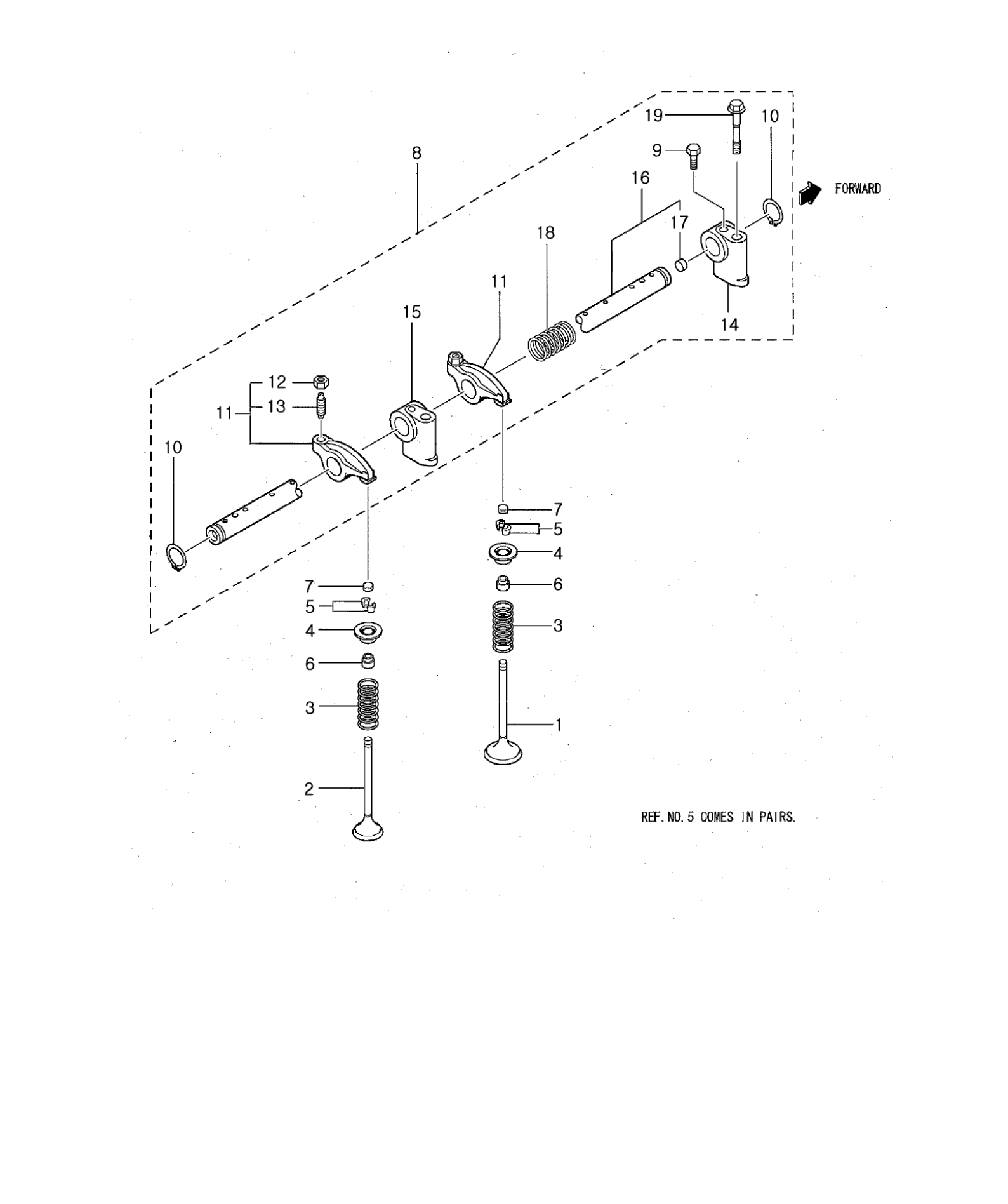 Shaft Assy,rock 31b0401010 MHI