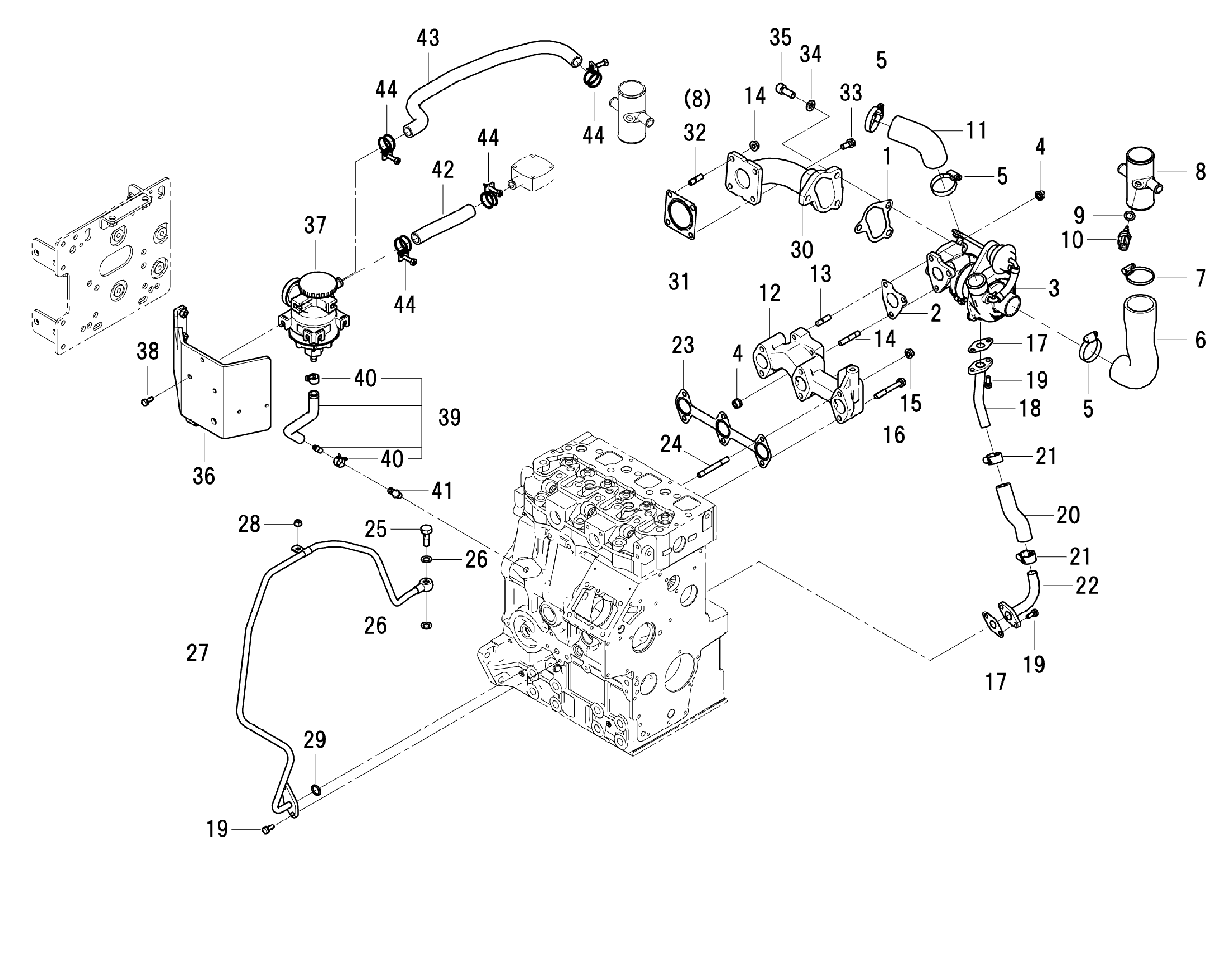 Stud Bolt Ism 012109235 Perkins