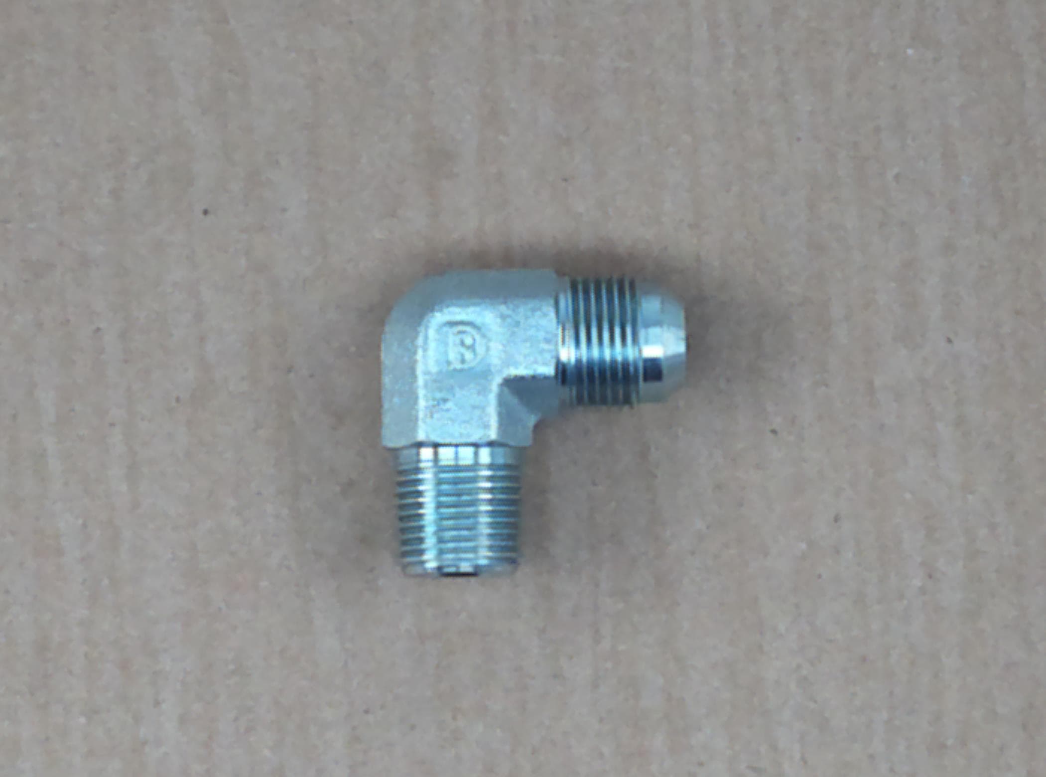 Adapter Elbow,pt1/27/8 14unf,hose 90