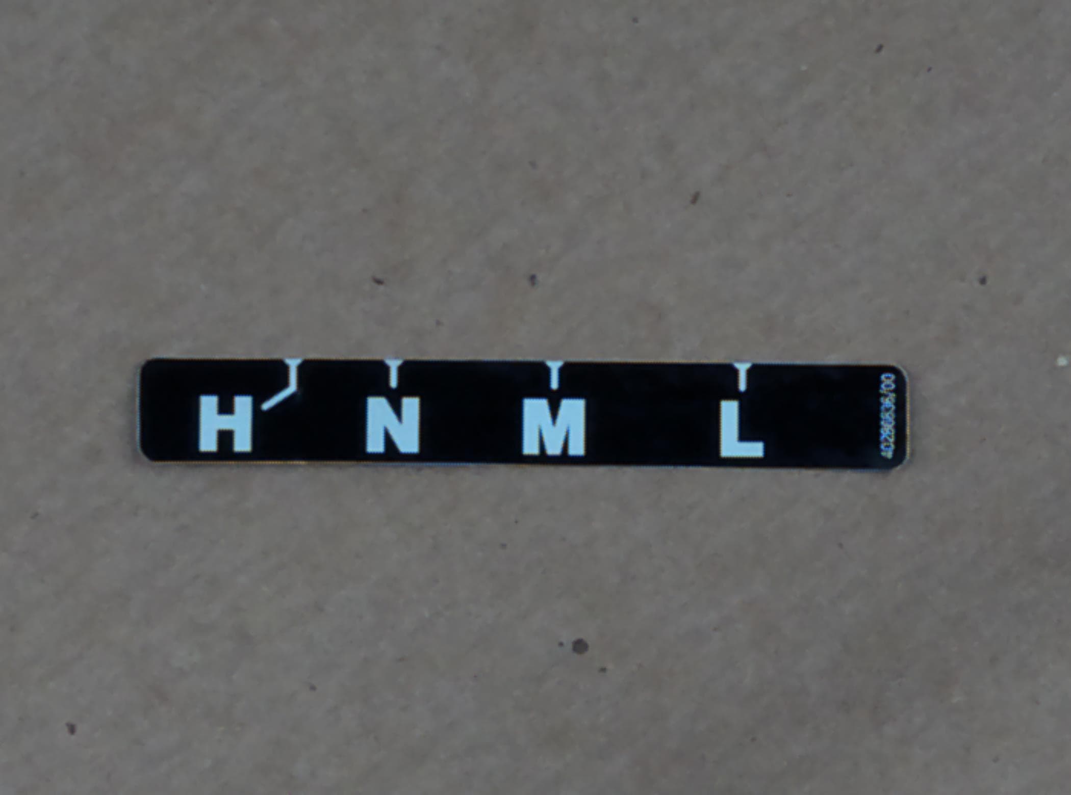 Decal S/change I