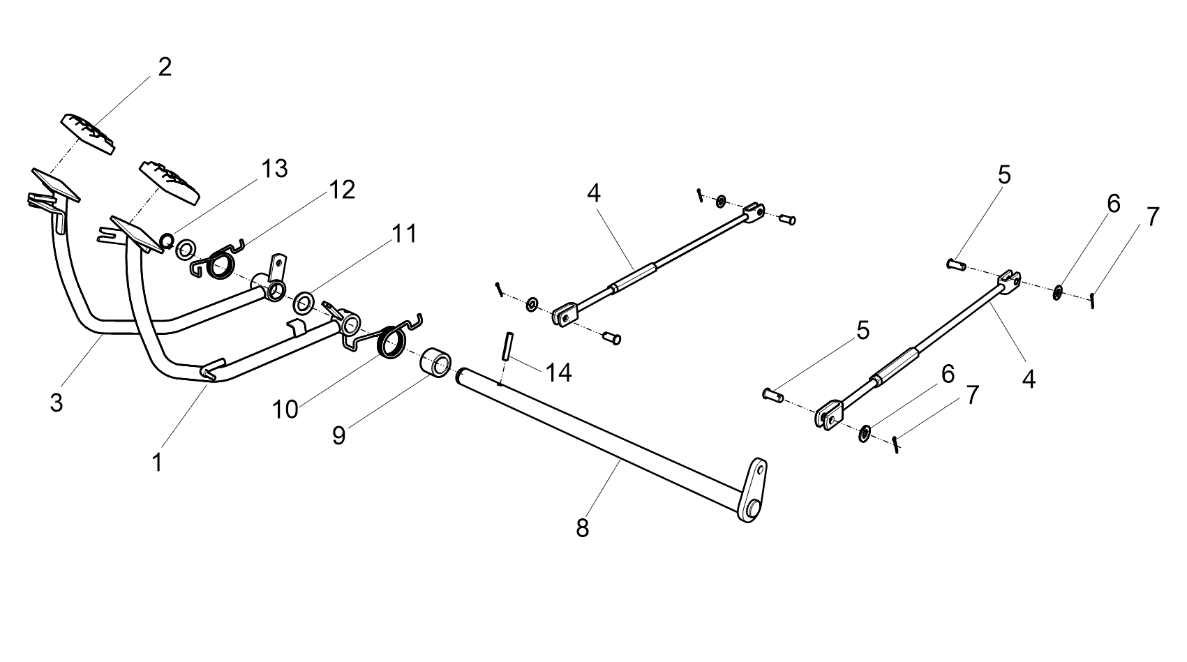 Spring Torsion Brake RH 2013 Trg670