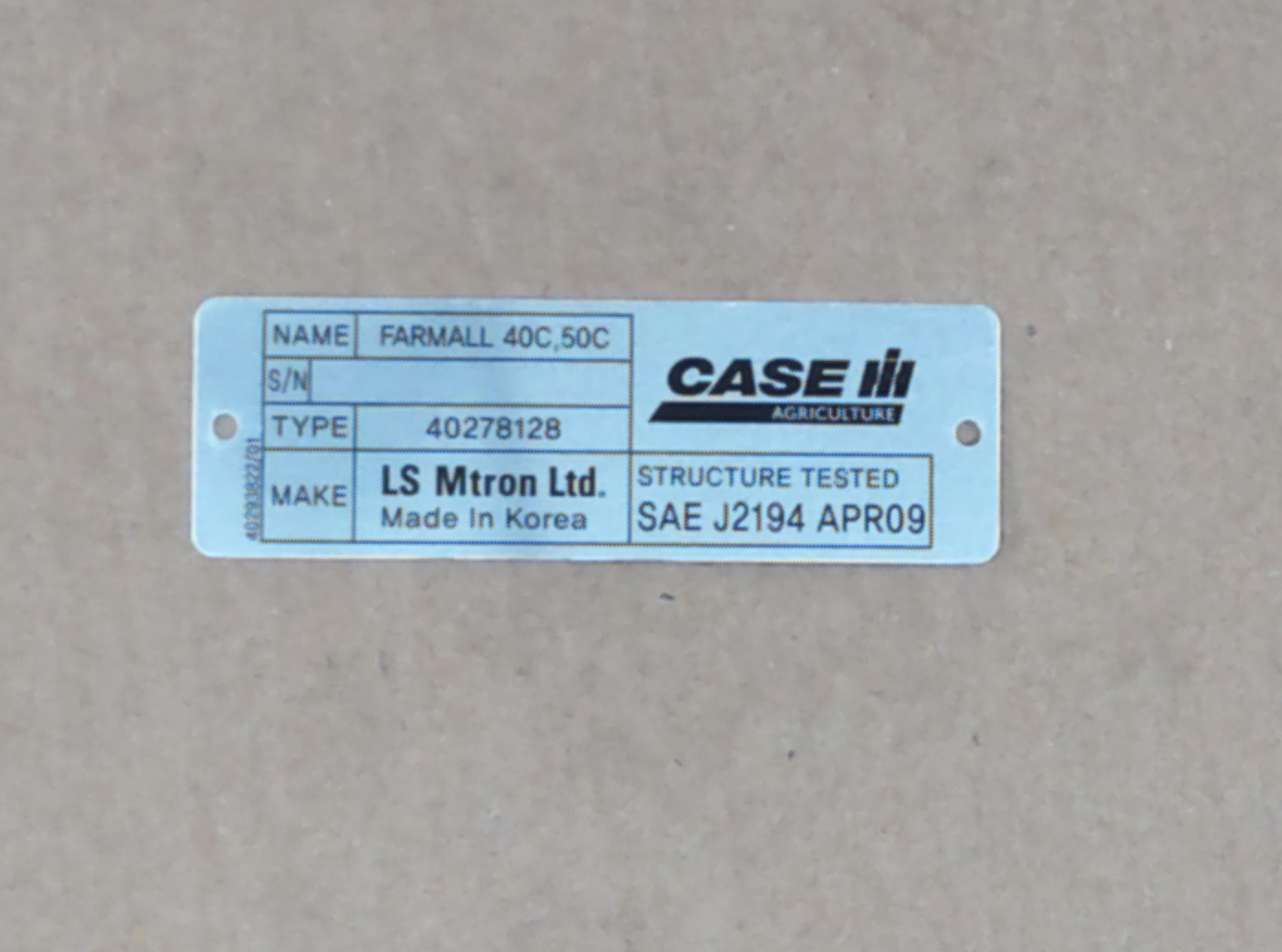 Name Plate Xr47rf(cih) Trg980