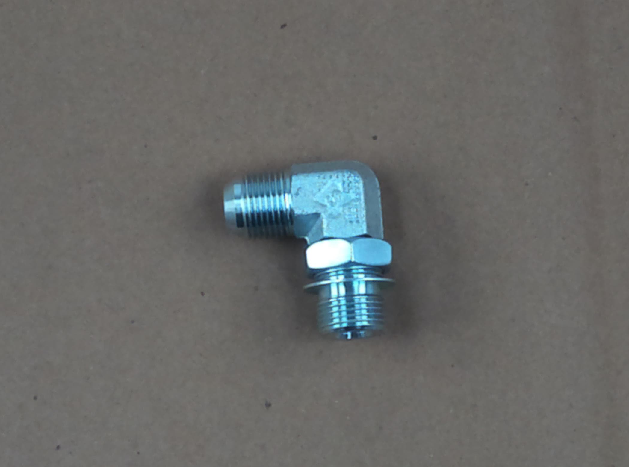 Nipple Elbow, 7/8 14unf,hose×7/8 14unf, O Ring 90°
