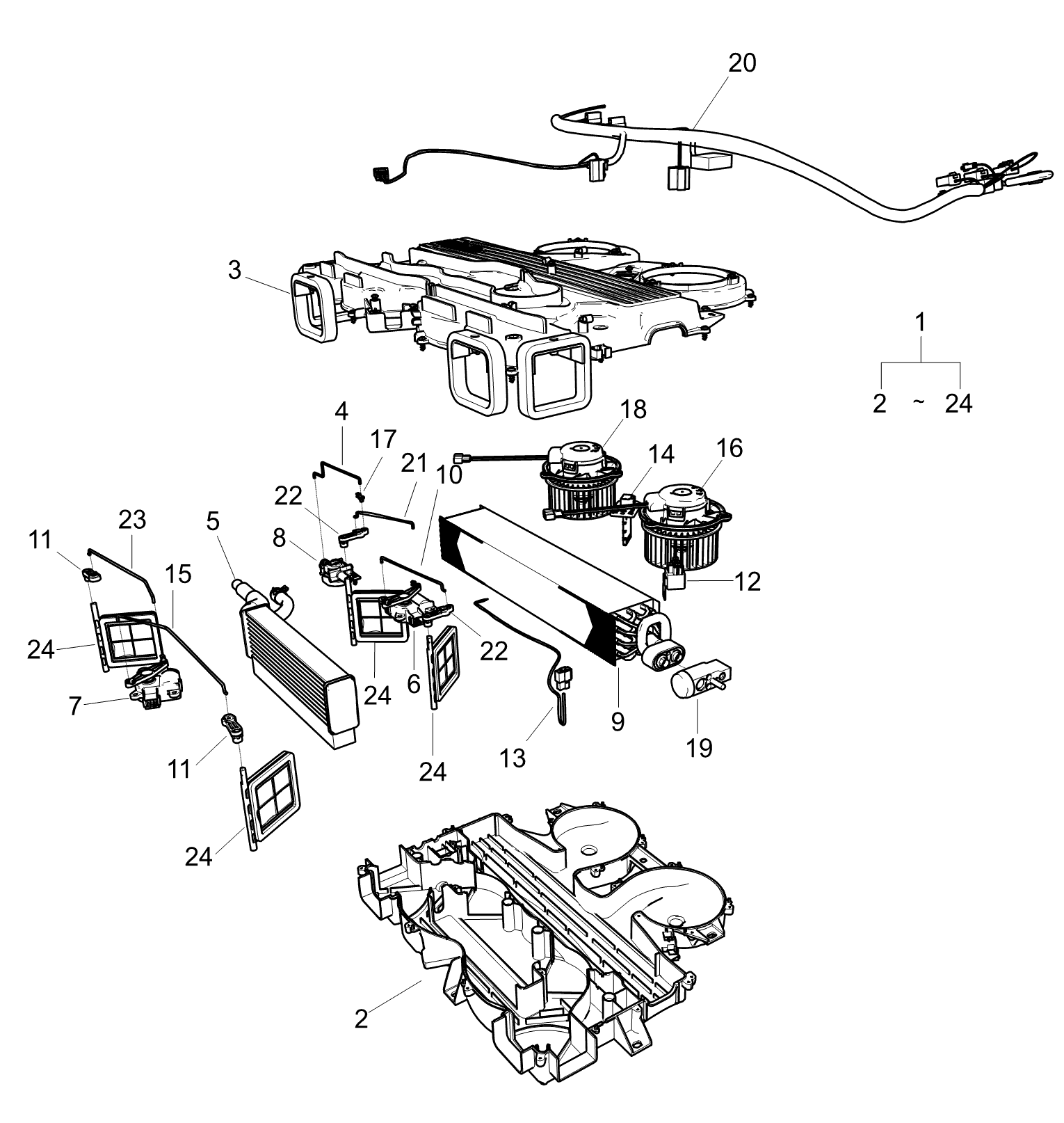 LS Tractor Thermostat Hvac Trg865 diagram, part 40352087