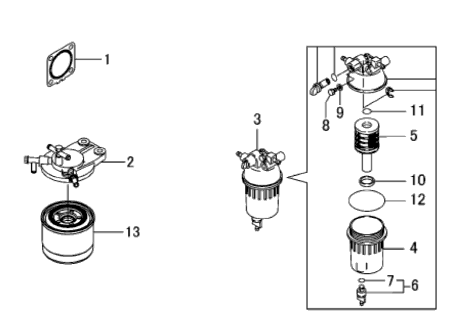 Filter Fuel Trg010