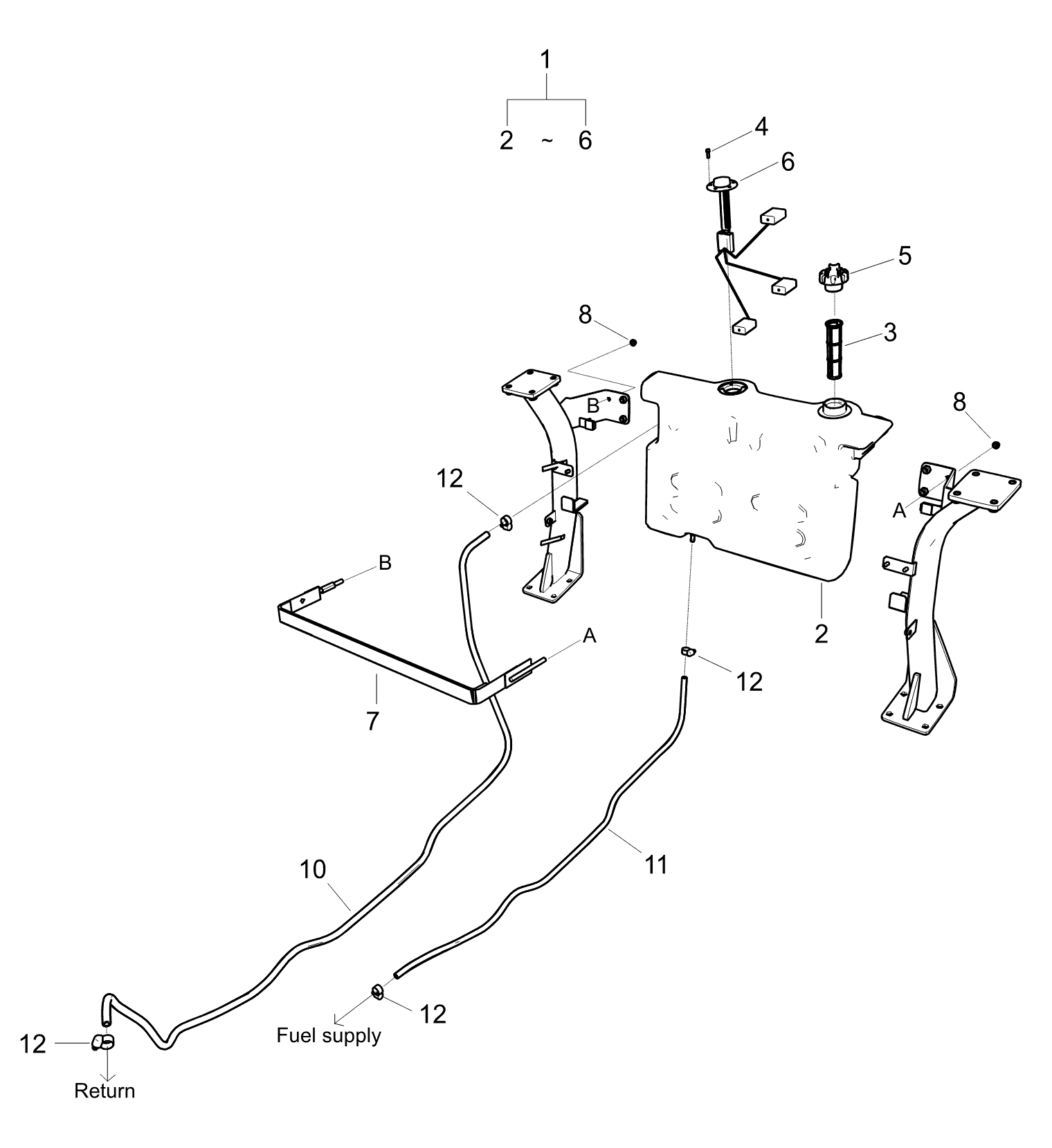 Strainer Fuel Tank Mesh Trg040