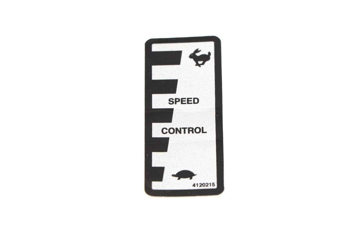 Label-Speed Control