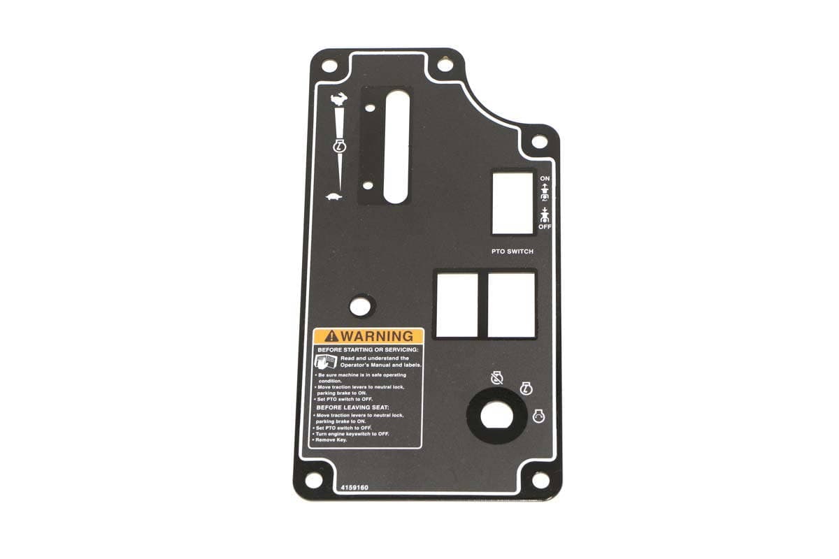 S-Contol Panel W/Labels