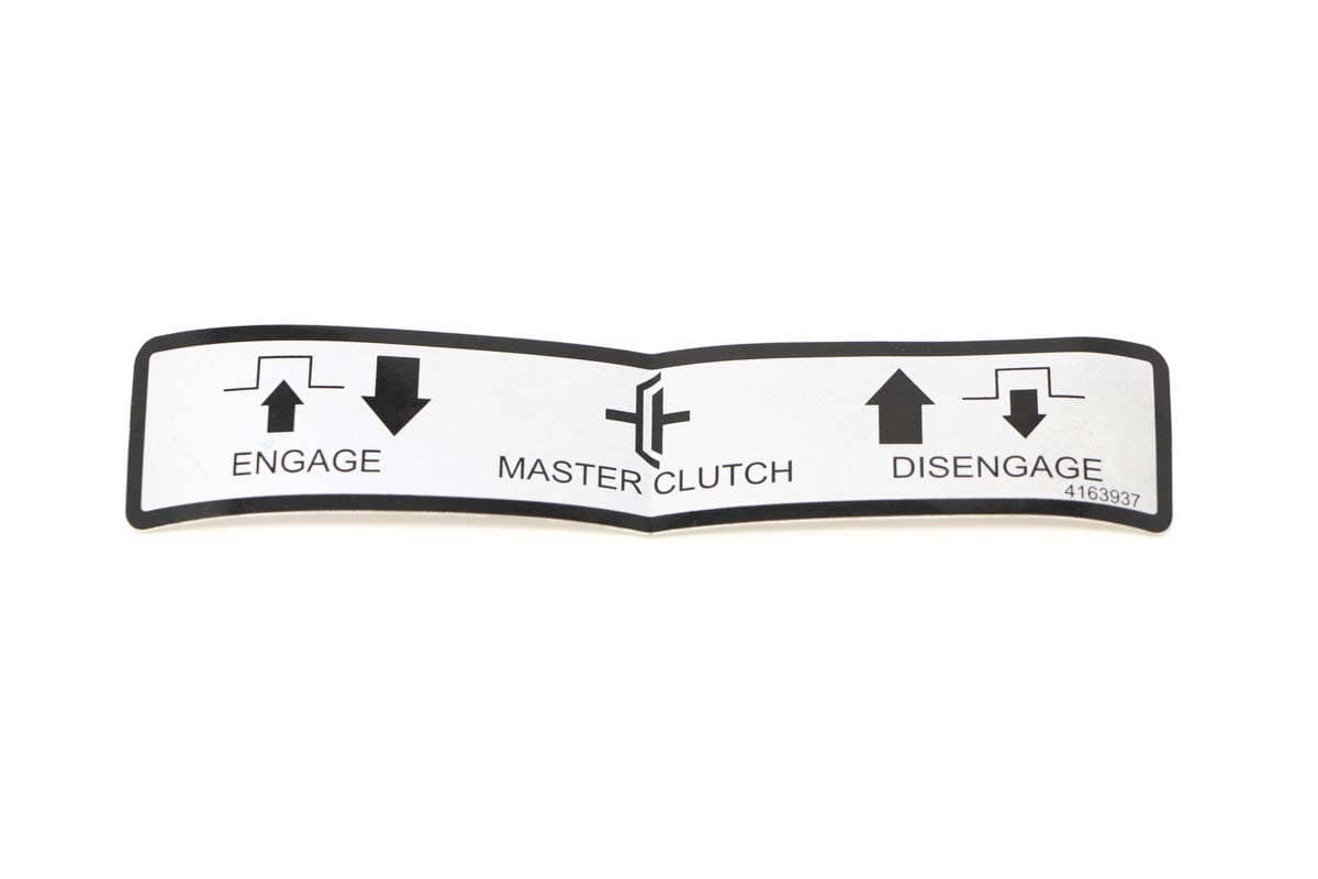 Label-Washer Clutch