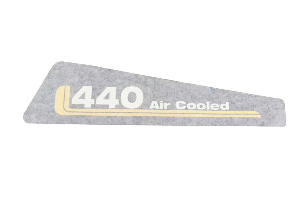 Decal- Air Cooled 440, Left Hand