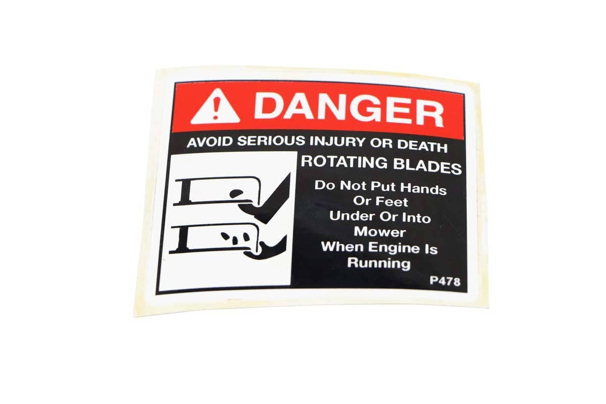 S-Decal,Danger Rotating Blades