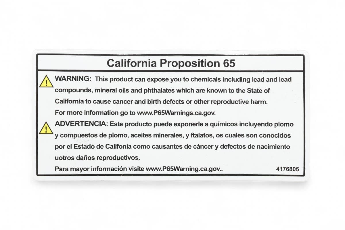 Label-Prop 65 Short Form