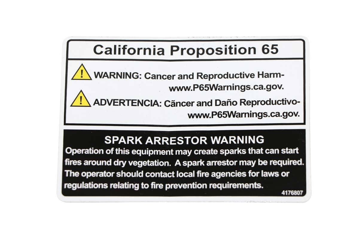 Label Prop 65 Sf W Sa Warn