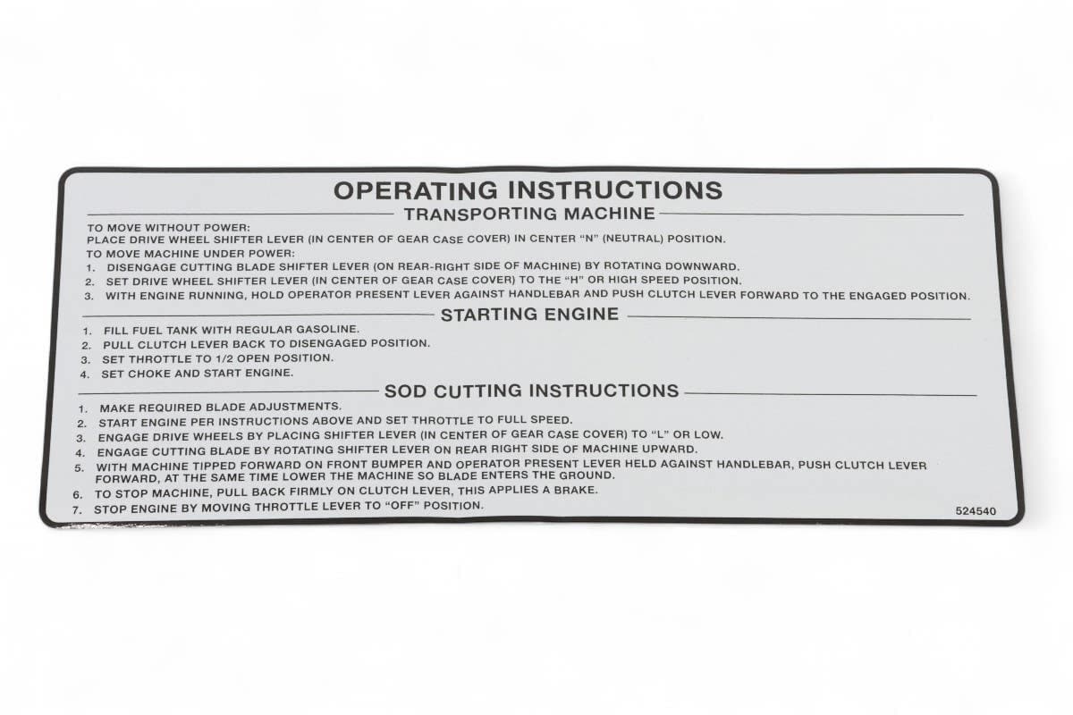 Decal Information