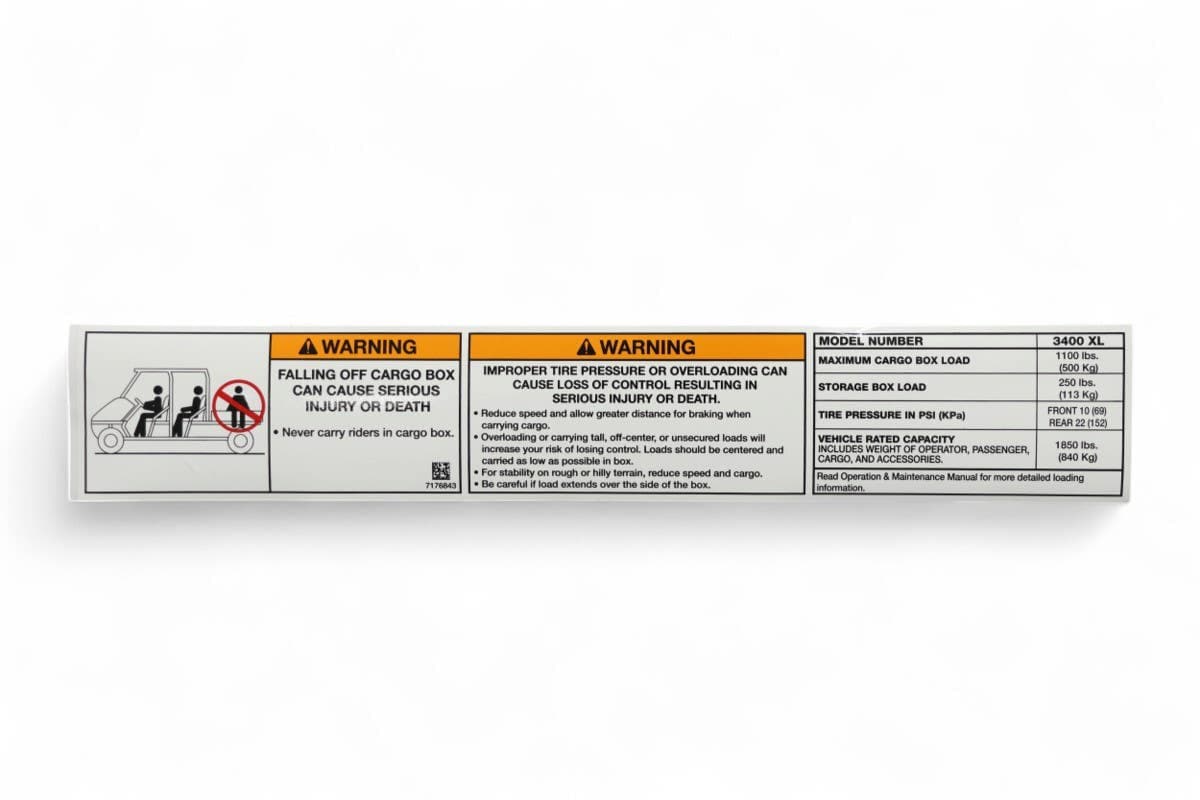 Decal Lift Capacity