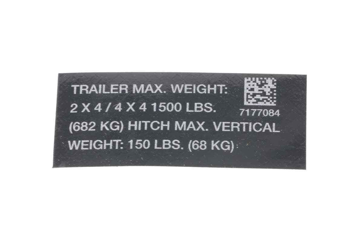 Decal Weight Trailer