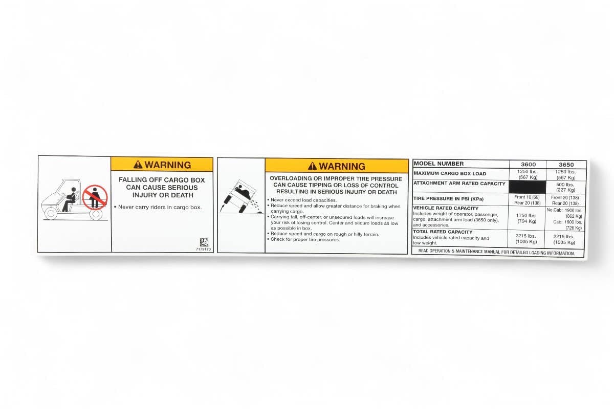 Decal, Warning