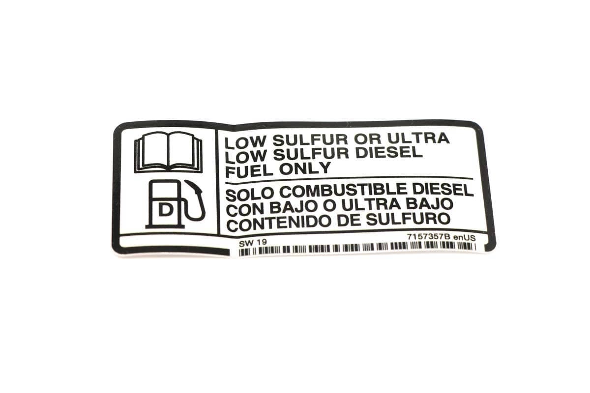 Decal Low Sulfur
