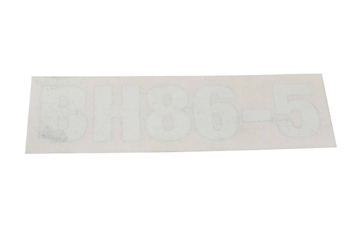 Decal Model Number