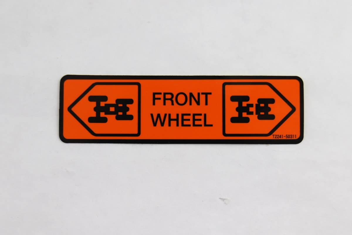 Decal Front Wheel