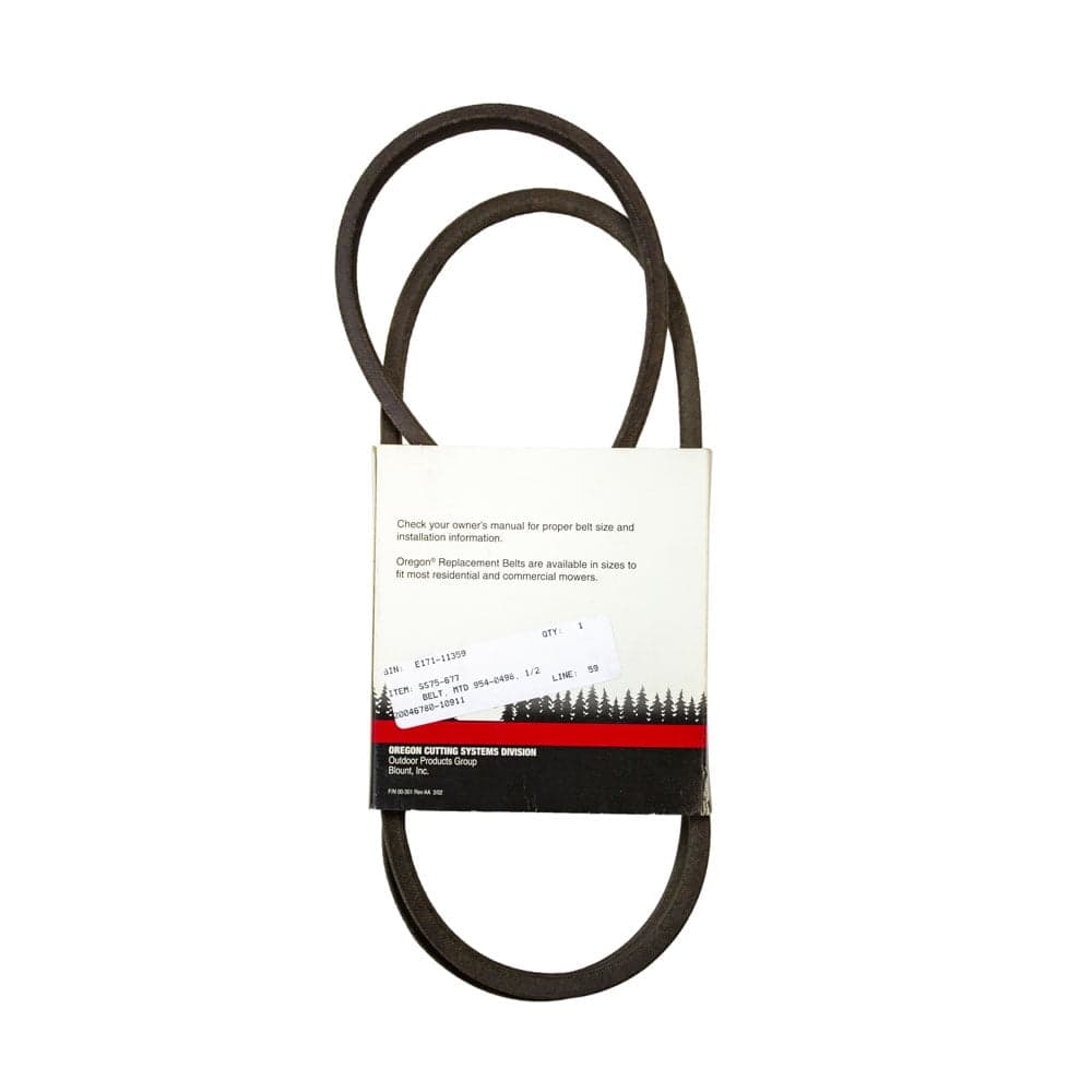 75-677 BELT,MTD 954-0498,1/2 X 67-1/4