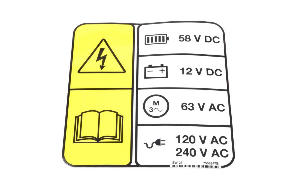 Decal Warning Electrocution