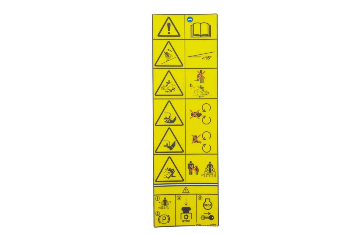 Decal Warning
