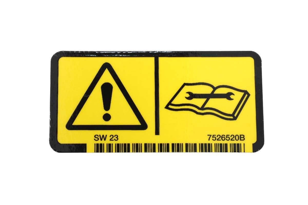 Decal Warning Low Voltage