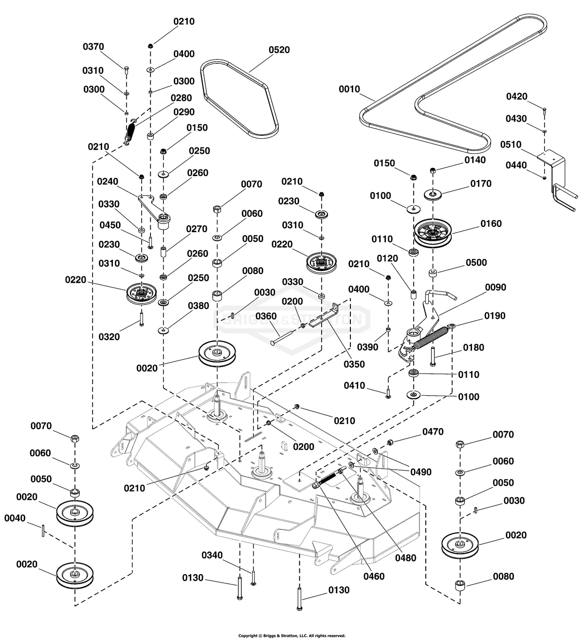 Ferris Belt diagram, part 84001674
