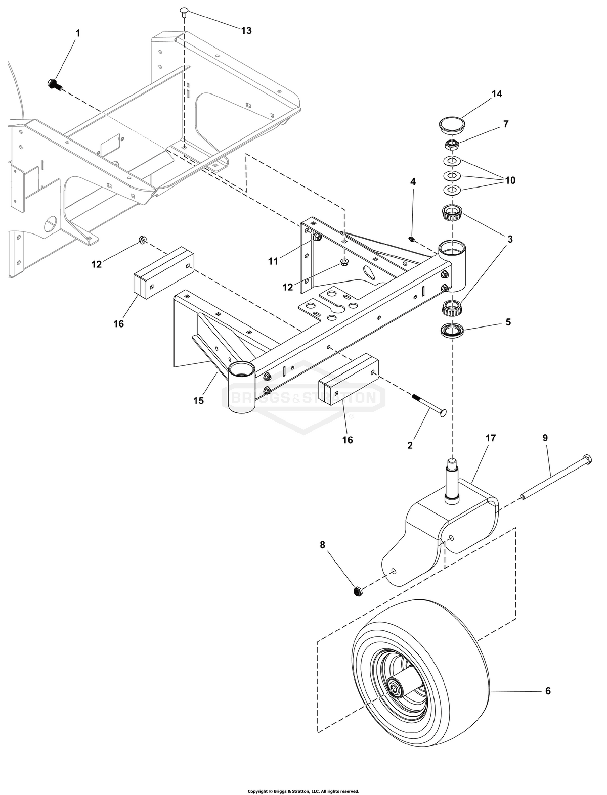 Ferris Capscrew diagram, part 84010137