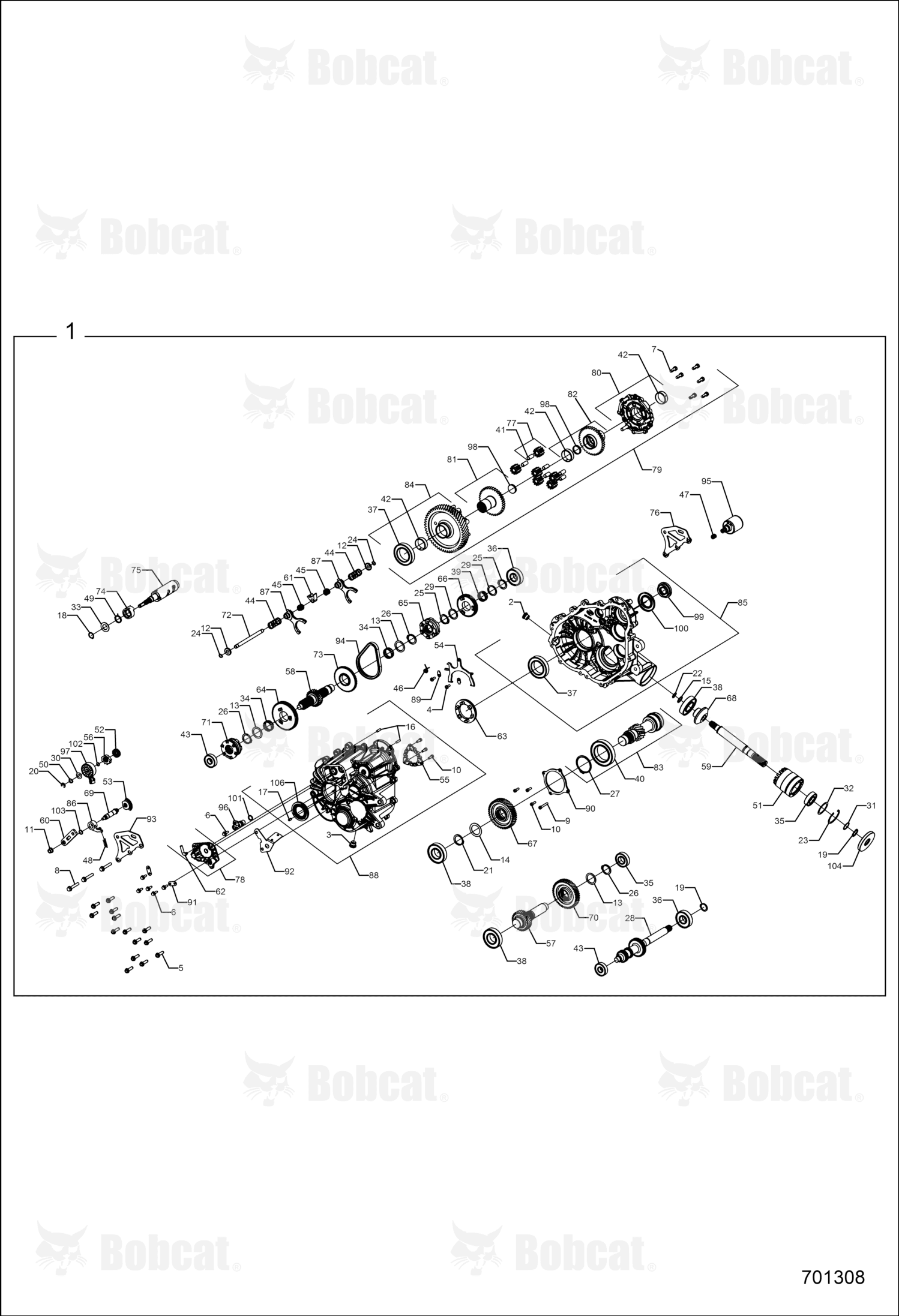 Gearcase Assembly