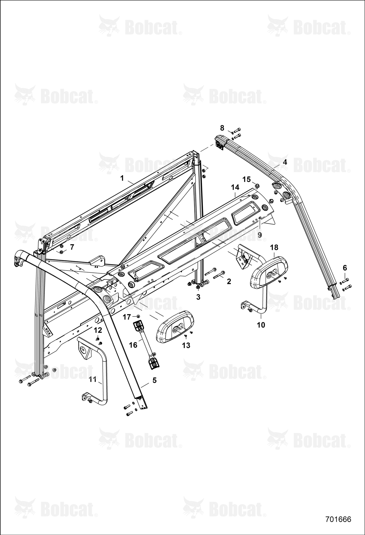Frame Cab Front Left Hand