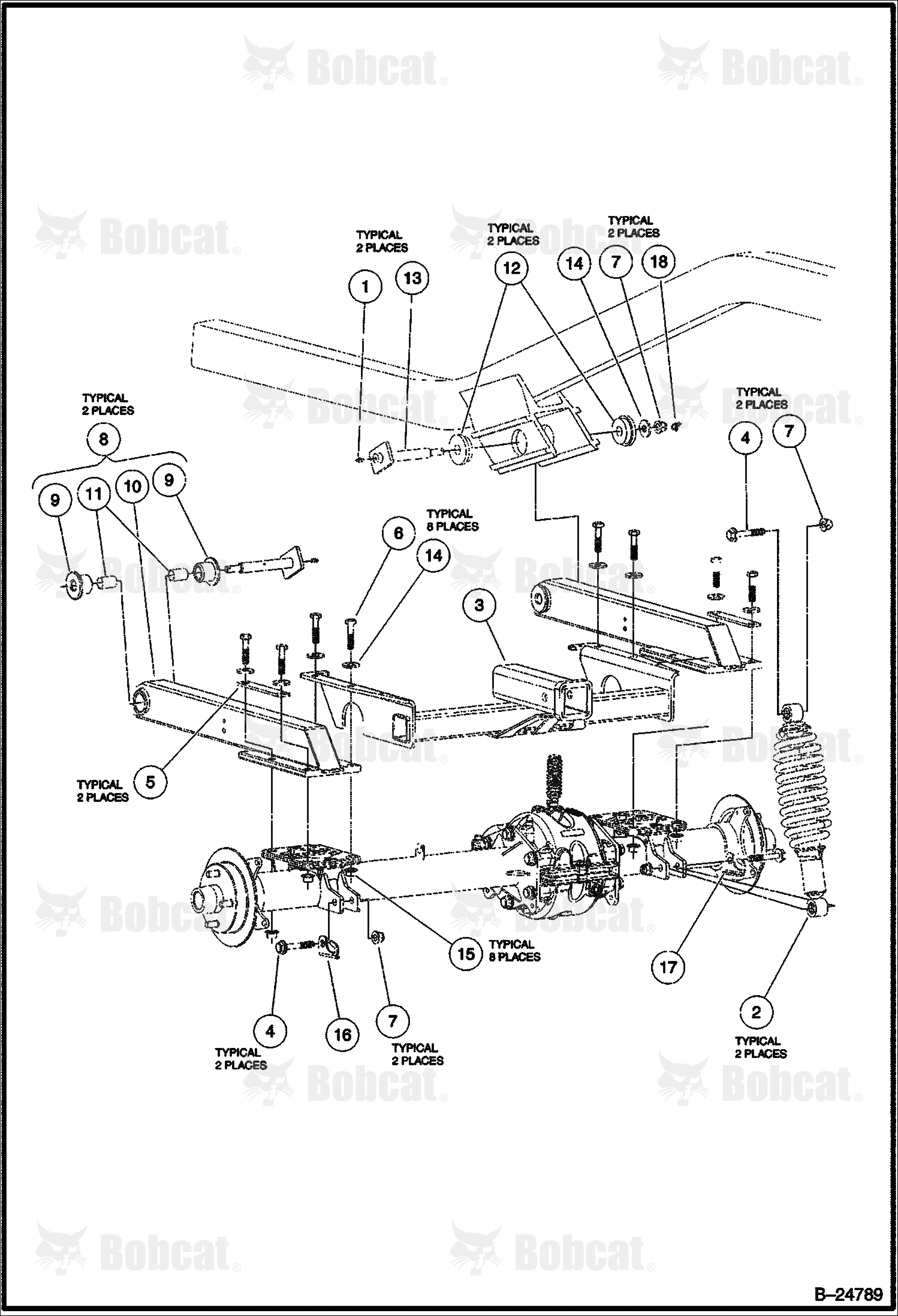 Bracket Line Hydraulic Shk Mnt Pass
