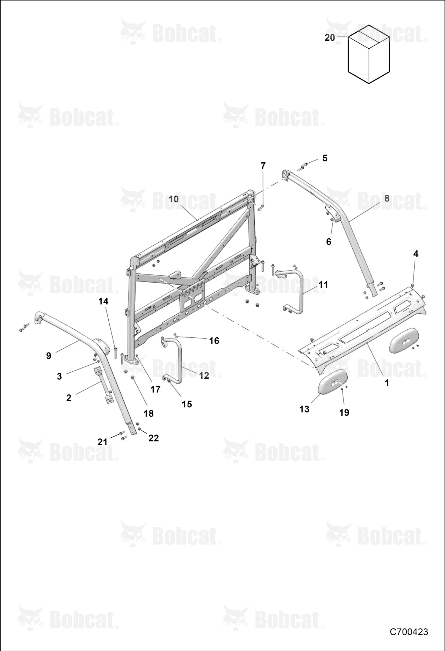 Frame Cab Front Left Hand