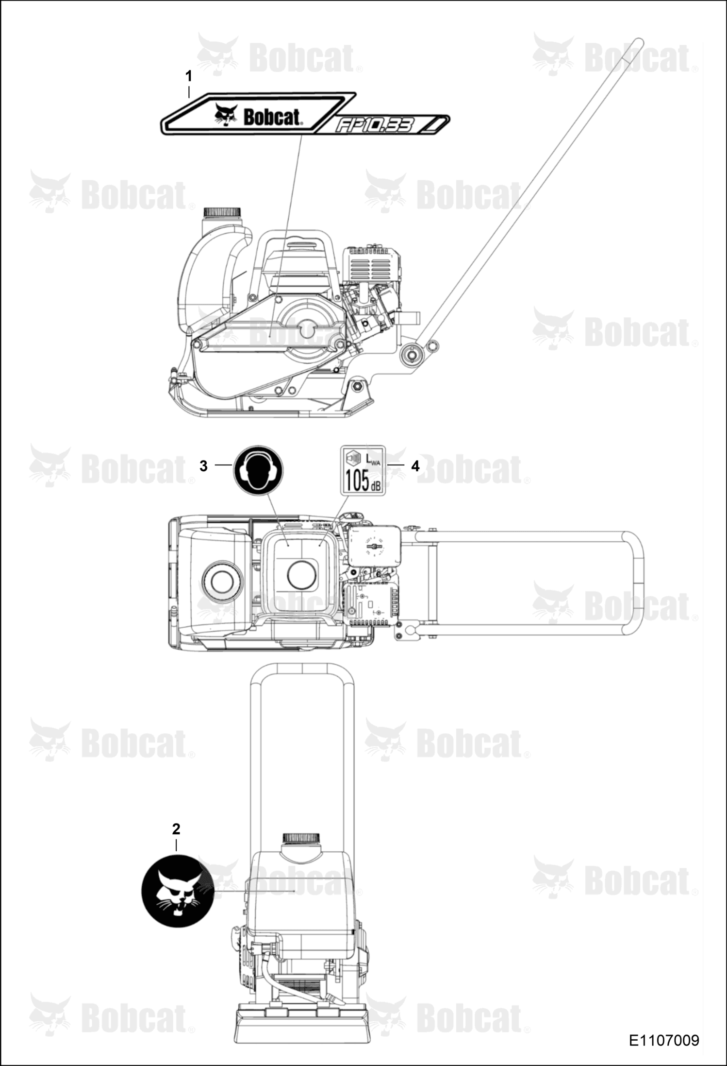 Decal, Bobcat Fp10.33