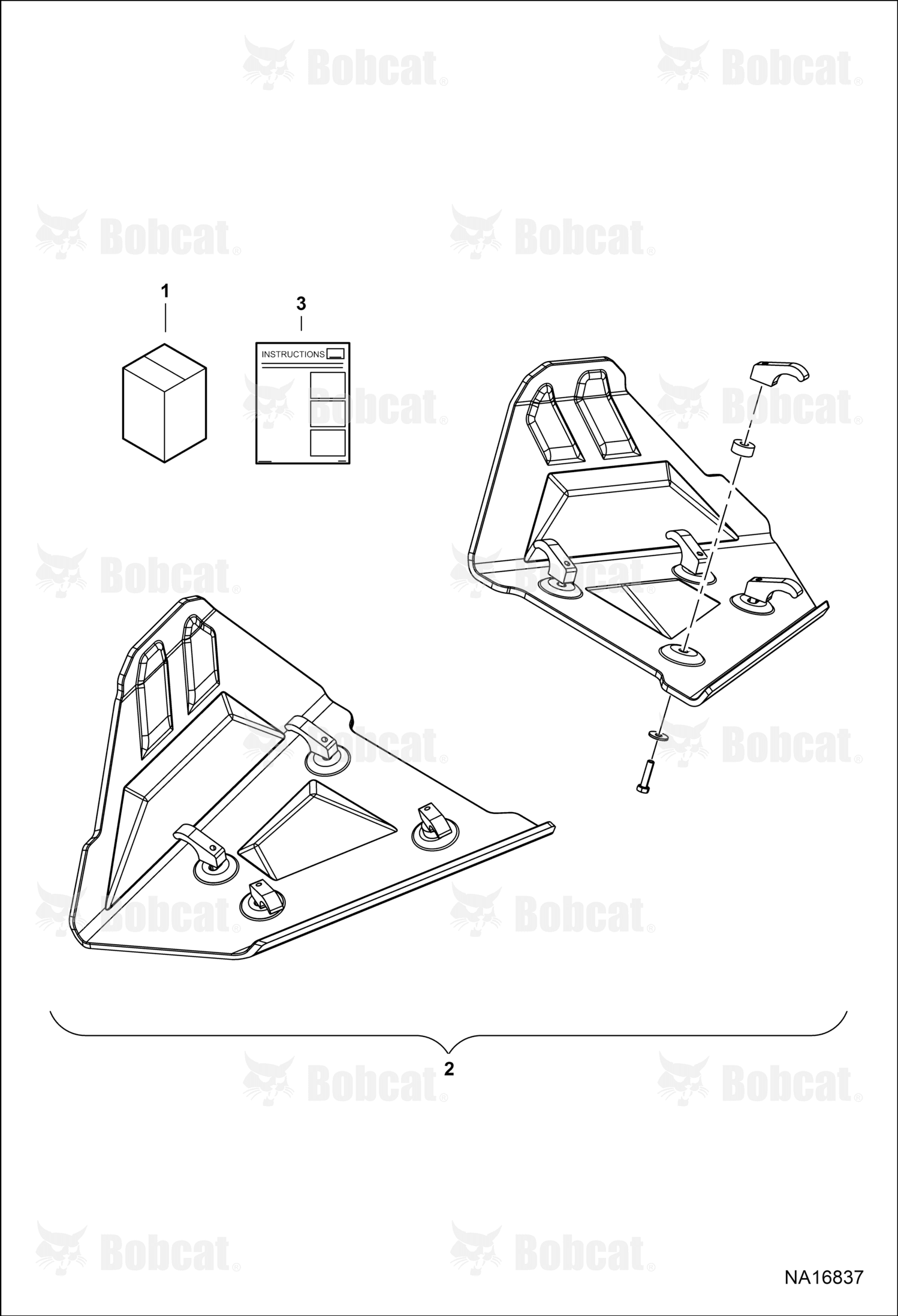 Accessory Guard A-Arm Front