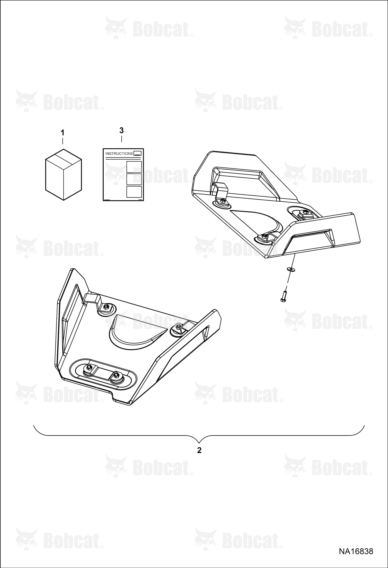 Accessory Guard A-Arm Rear