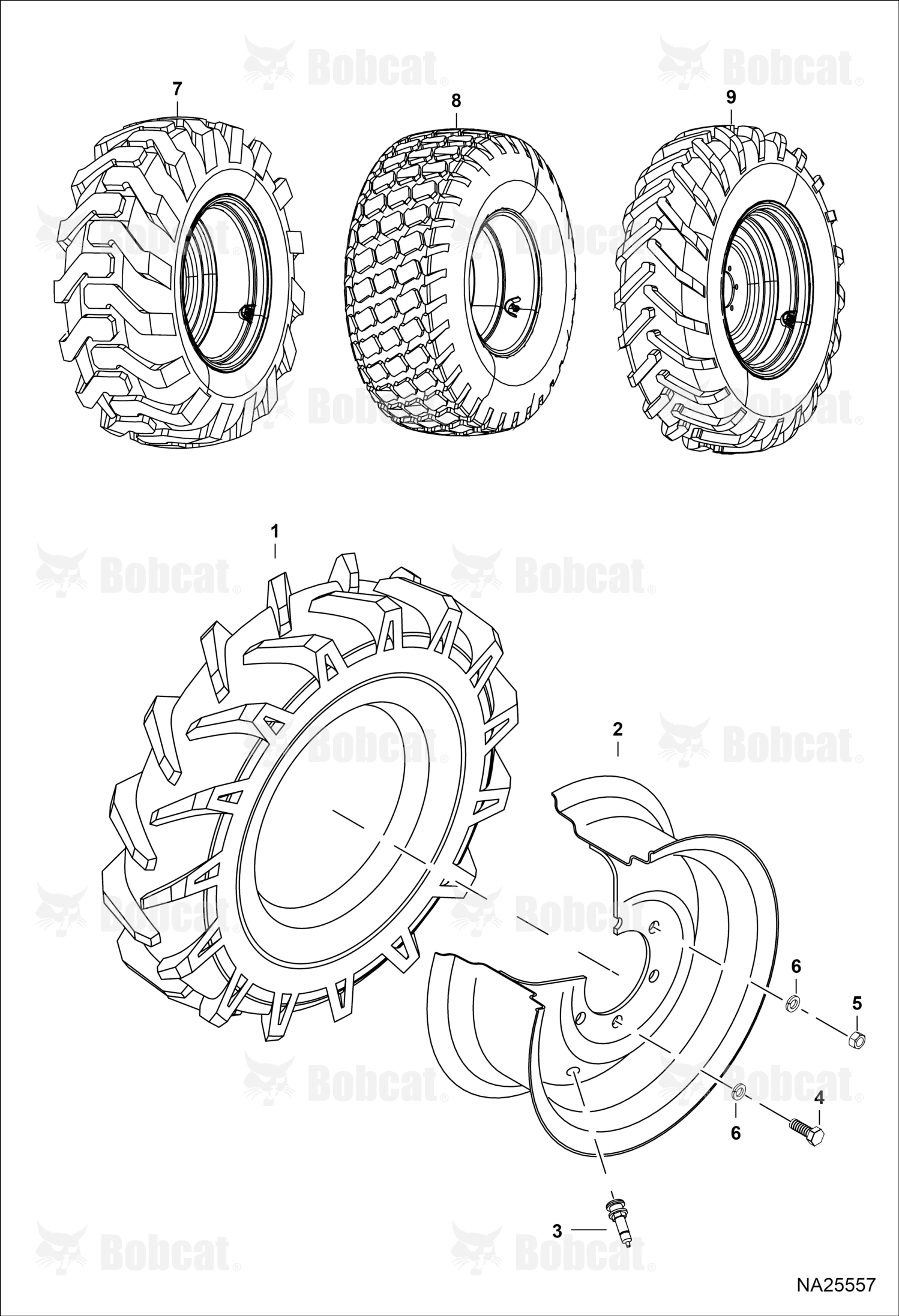 Wheel Assembly 24X12.00-12