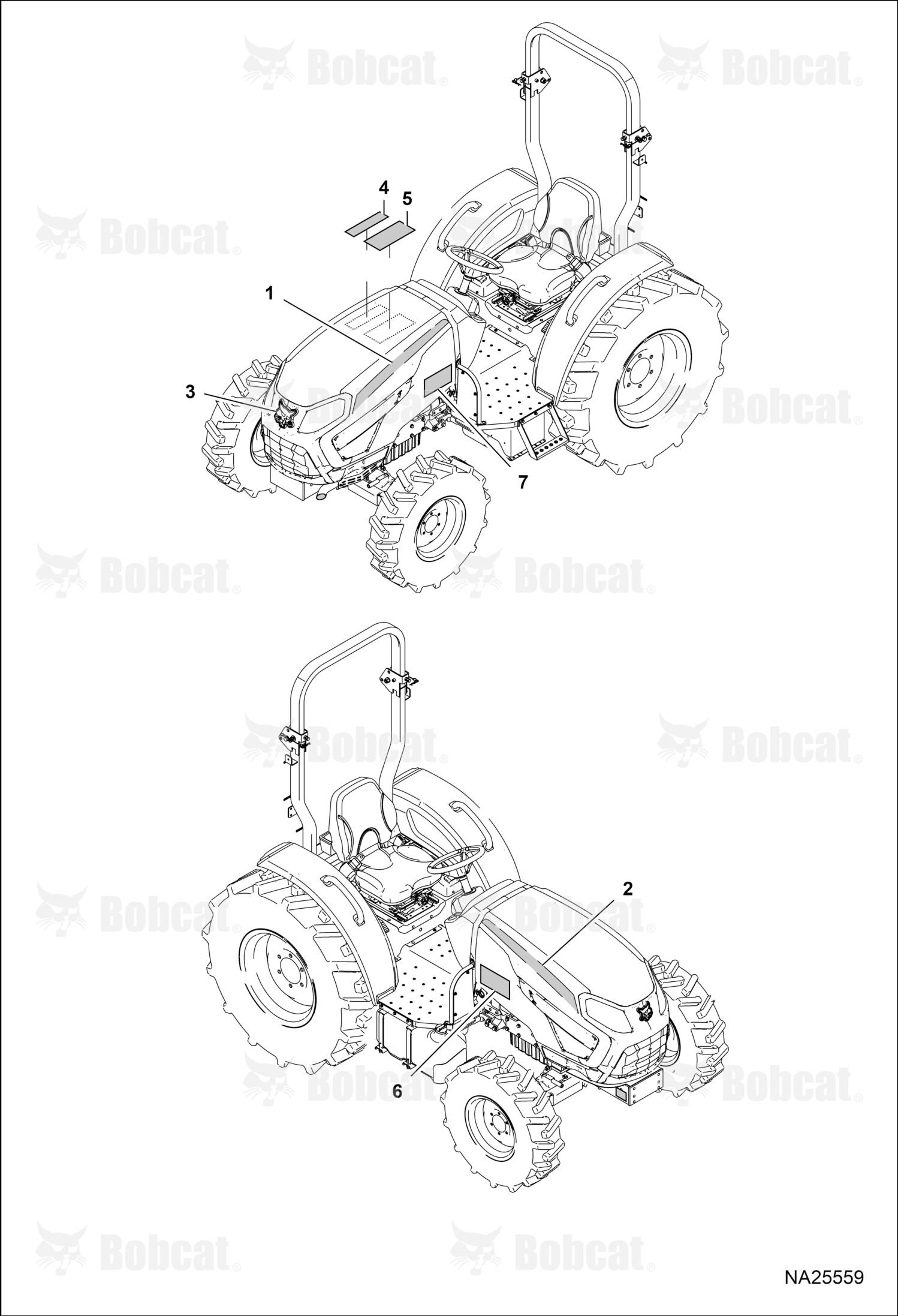 Decal Model Ct404 Right Hand