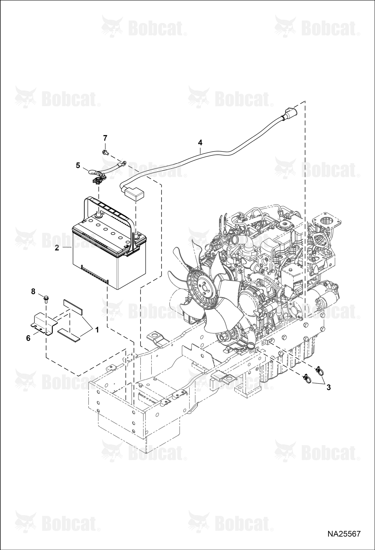 Bracket Battery