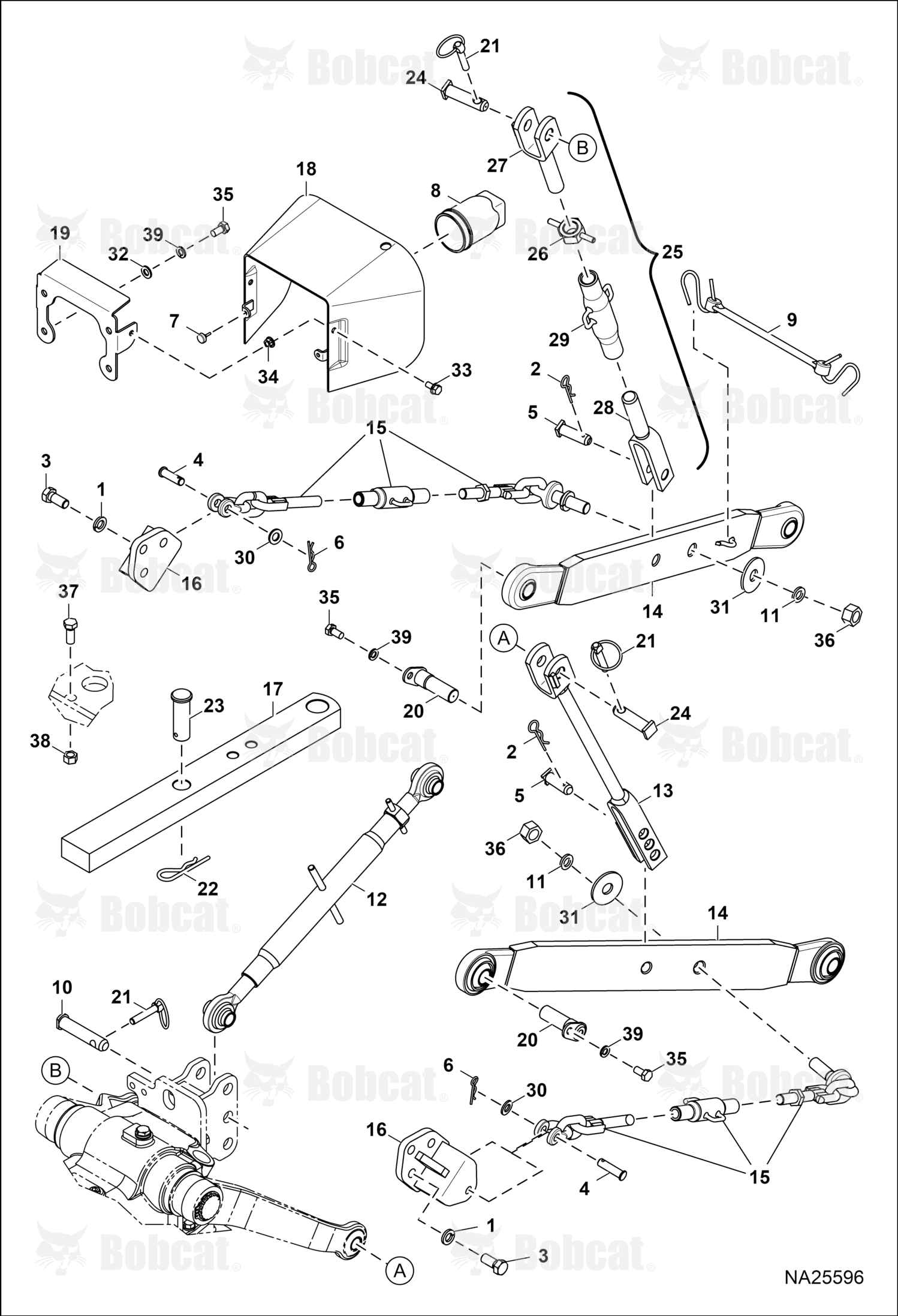 Bracket PTO Protection Cover