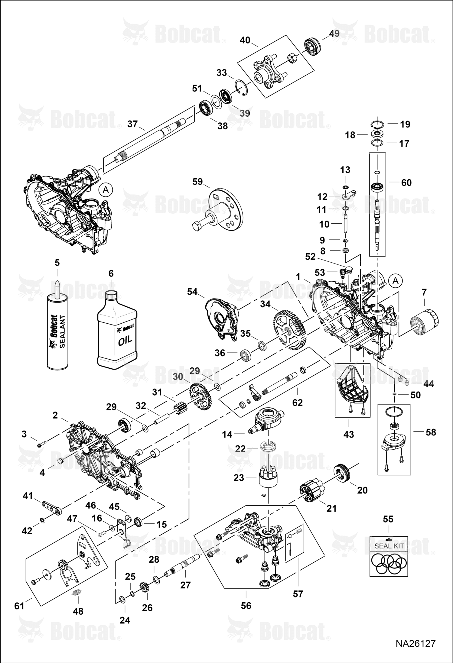 Cap Axle