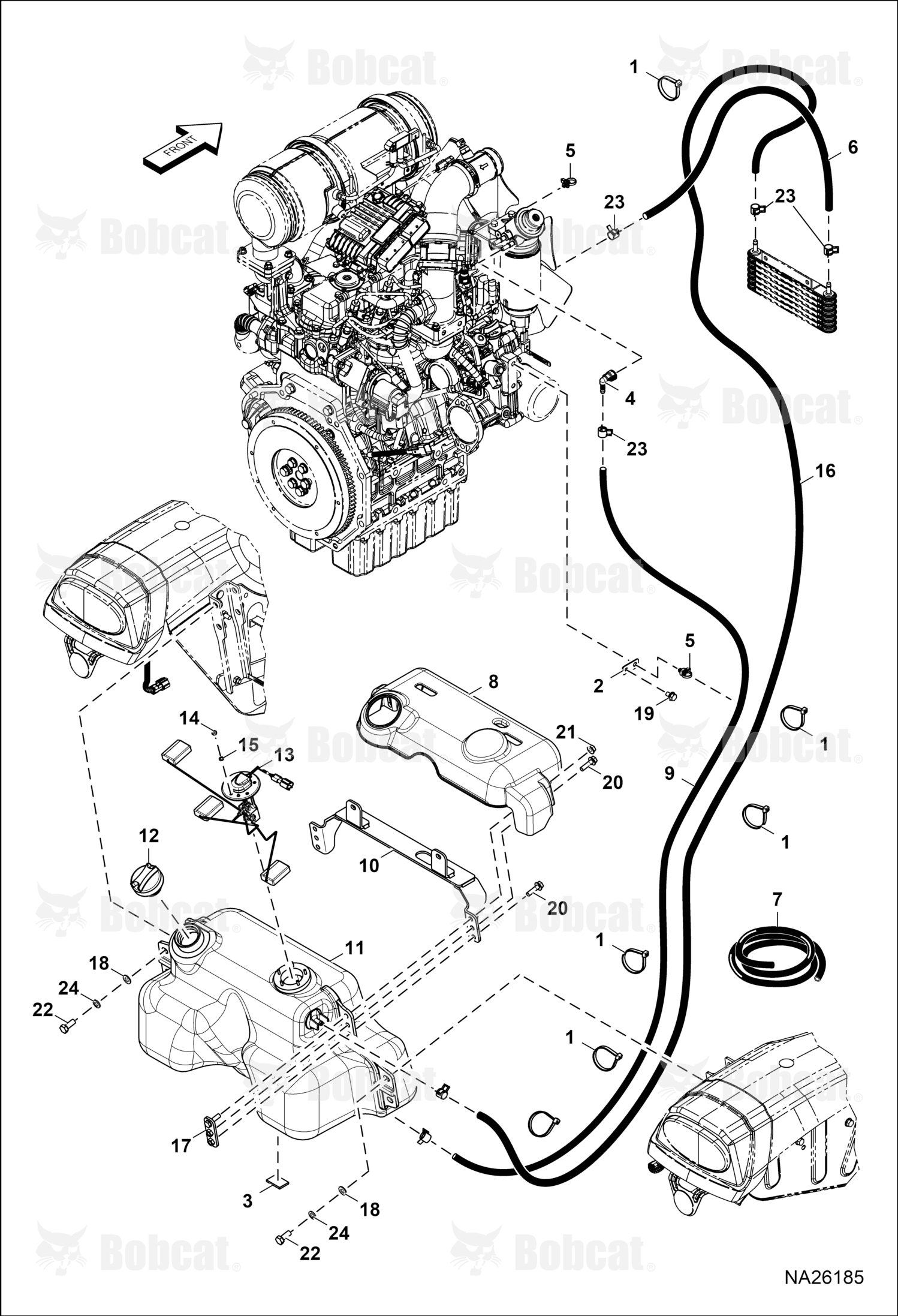 Mount Fuel Tank W/A