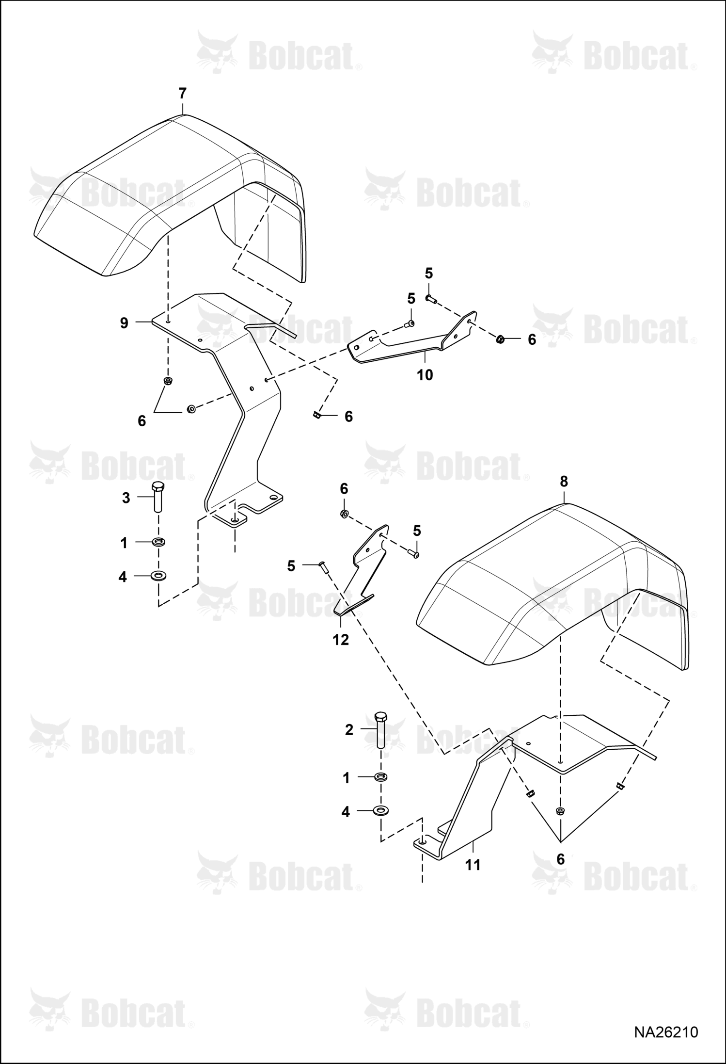 Bracket Fender Brace Left Hand